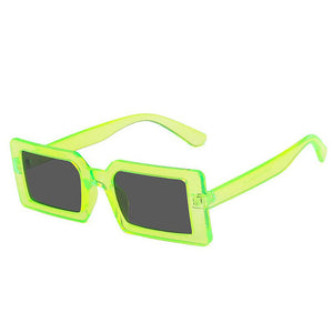 Coffee Time Rectangle Sunglasses