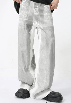 Cyberpunk Silver Pants