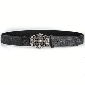Goth Metal Cross Belt