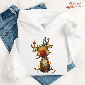 Knitmas Reindeer Hoodie