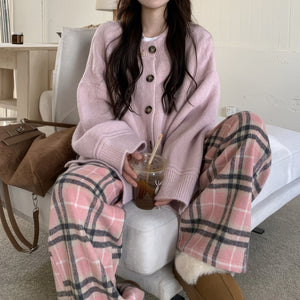 Candy Morning Loose Knit Cardigan