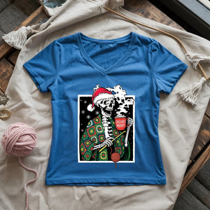 Merry Crochet Lady V-neck