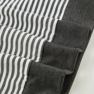 Striped Neck Tie Top