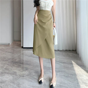 Wrap Midi Skirt