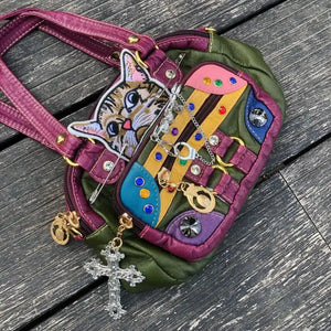 Y2K Cat Embroidered Bag