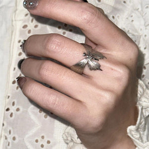 Fairycore Butterfly Ring