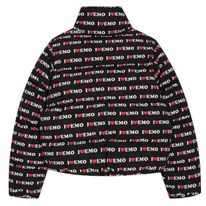 I Love Emo Puffer Jacket