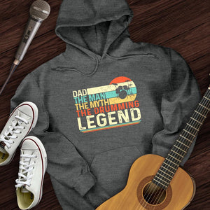 Drummer Legend Dad Hoodie