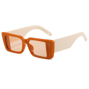 Rectangle Thick Frame Sunglasses