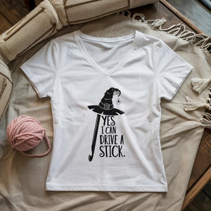 I Can Drive A Stick Lady V-neck
