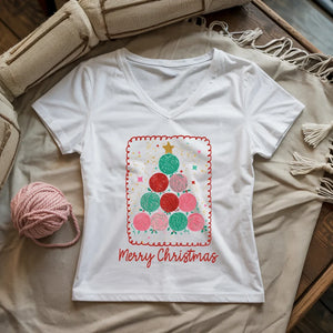 Yarn Tree Lady V-neck