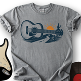 Guitar Desert Sunset T-Shirt