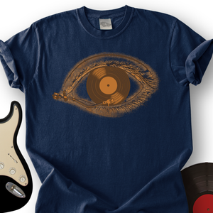Eye with Vinyl Record T-Shirt
