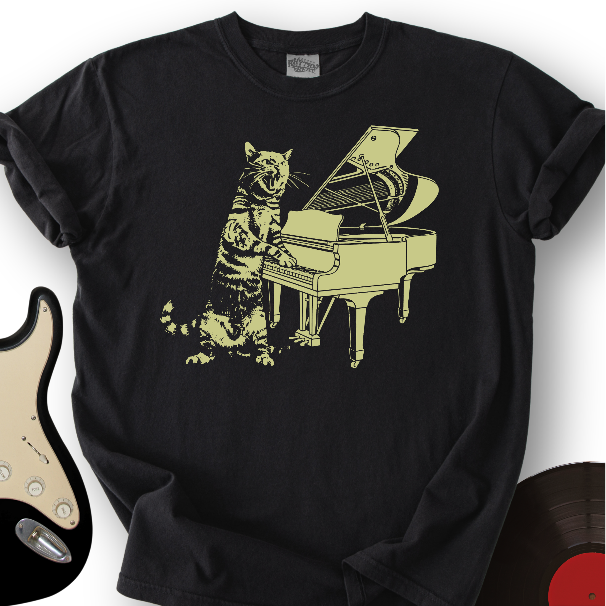 Cat Piano T-Shirt