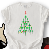 Guitar Christmas Tree T-Shirt