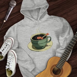 Coffee Cup Record Player Hoodie