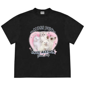 Miss You Cat Attack T-Shirt