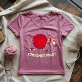 Crochet First Lady V-neck