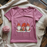 Three Knitty Gnomes Lady V-neck