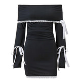 French Maid Off-Shoulder Dress