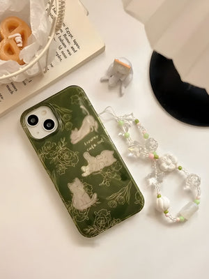 Cats & Flowers Phone Case