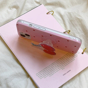 Cherry Heart iPhone Case