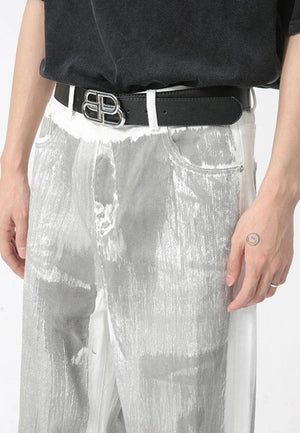 Cyberpunk Silver Pants