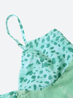 Floral Top & Mini Skirt Two Piece Set