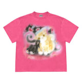 Graffiti Dreams Cat Shirt