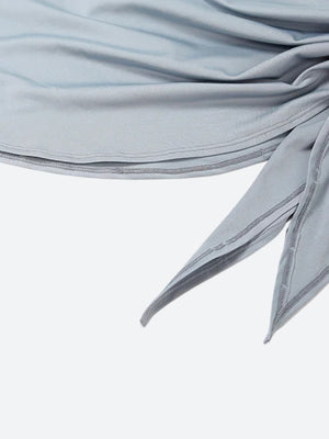 High Cut Swimsuit & Skirt Two Piece Set