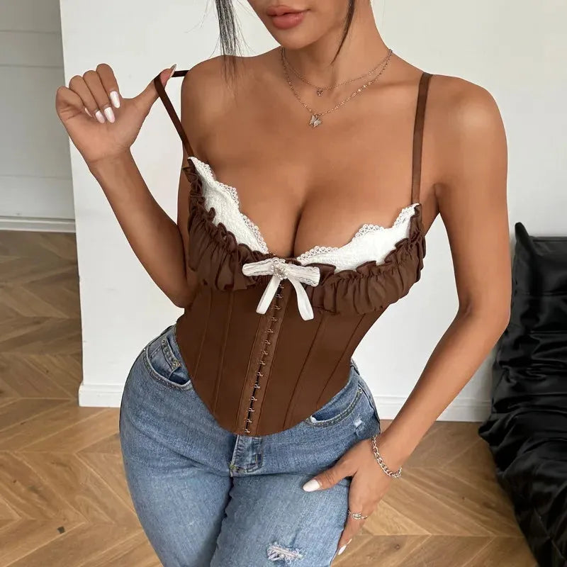 Layered Bust Corset Top