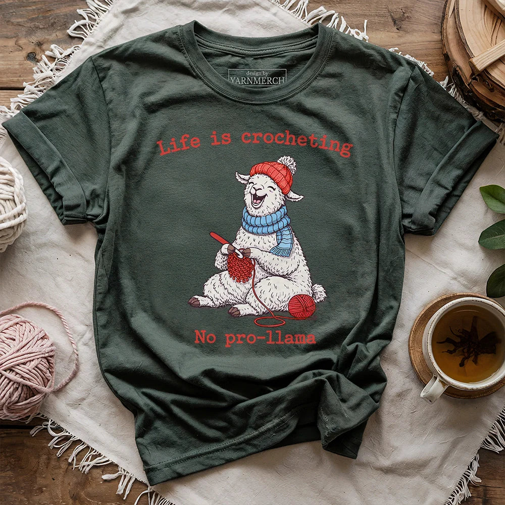 No Pro-llama T-shirt