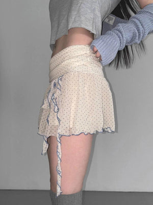 Polka Dot Mini Skirt