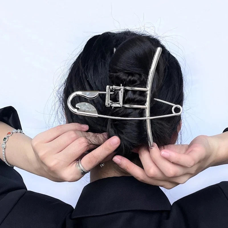 Safety Pin Hair Claw