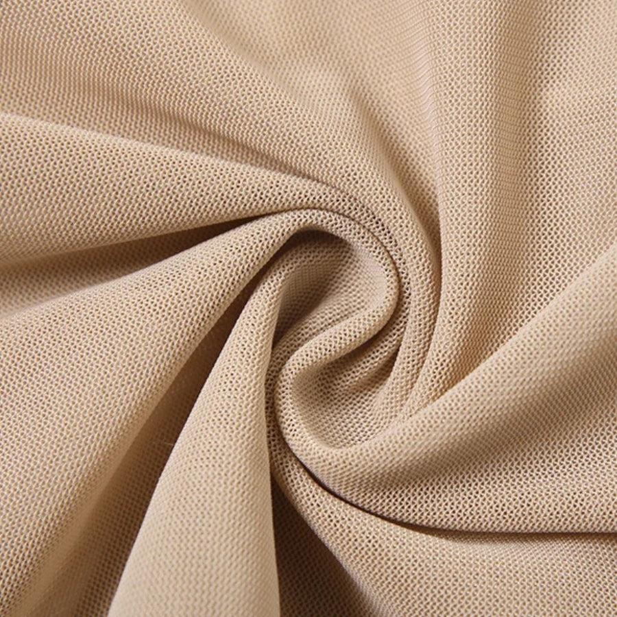 Skin Colored Mesh Top