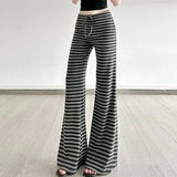 Striped Flare Sweatpants