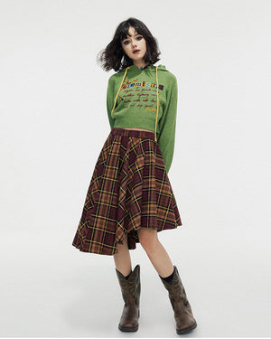Chemistry Knit Cropped Hoodie