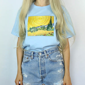 Wheat Field with Cypresses Tee