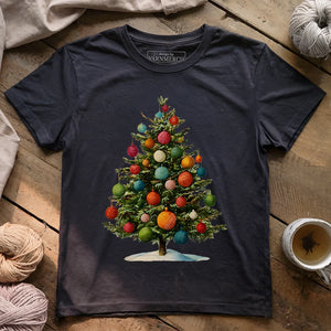 Yarn Christmas Tree T-shirt