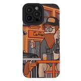 Bearded Man With Dog IPhone Case