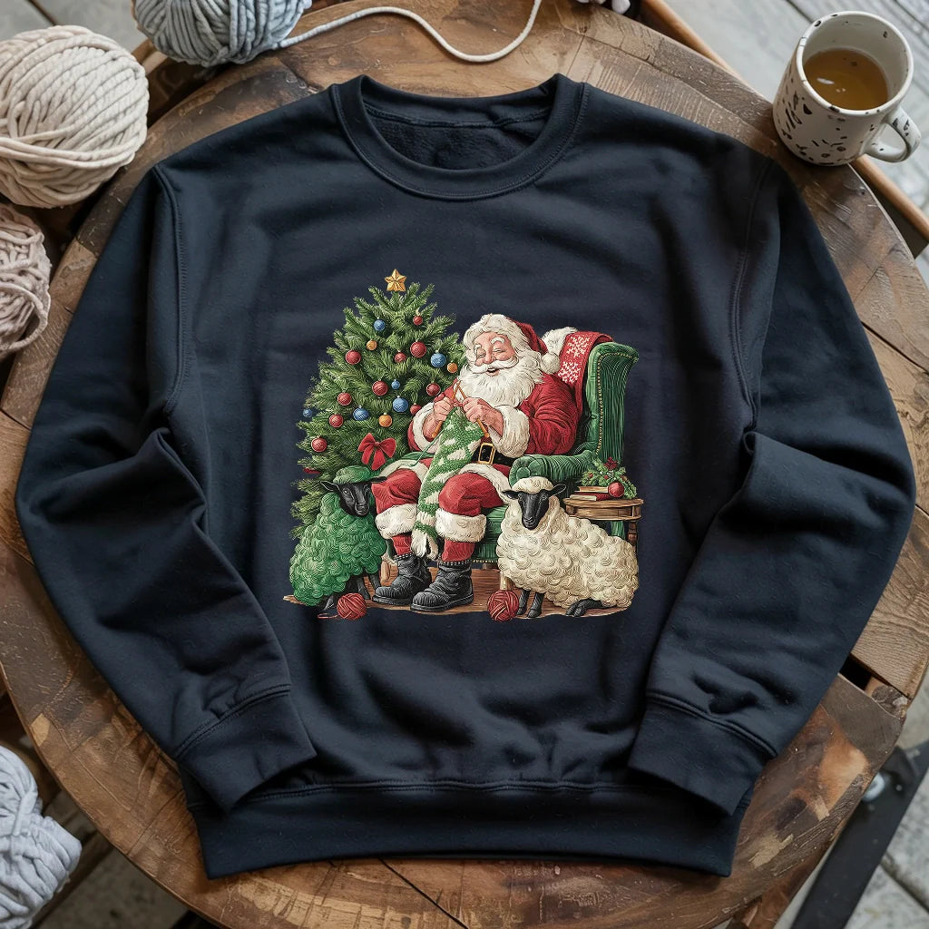 Santa Yarn Sweatshirt