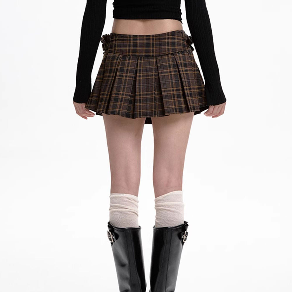 High School Crush Mini Skirt