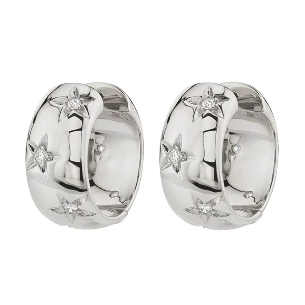 Celestial Magic Hoop Earrings