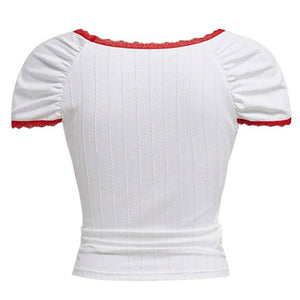 Cherry Bomb Crop Top