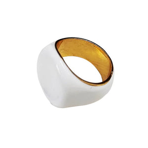 Chunky Enamel Ring