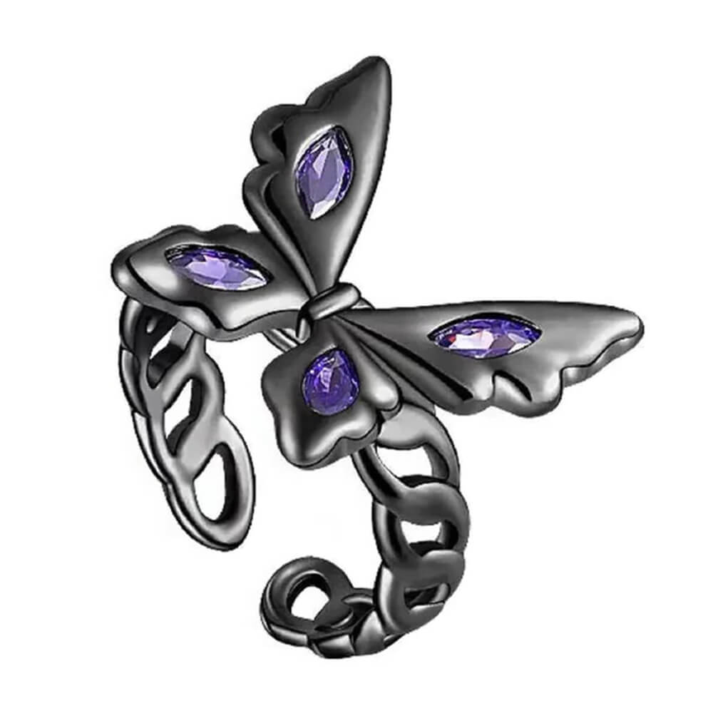 Fairy Grunge Butterfly Ring