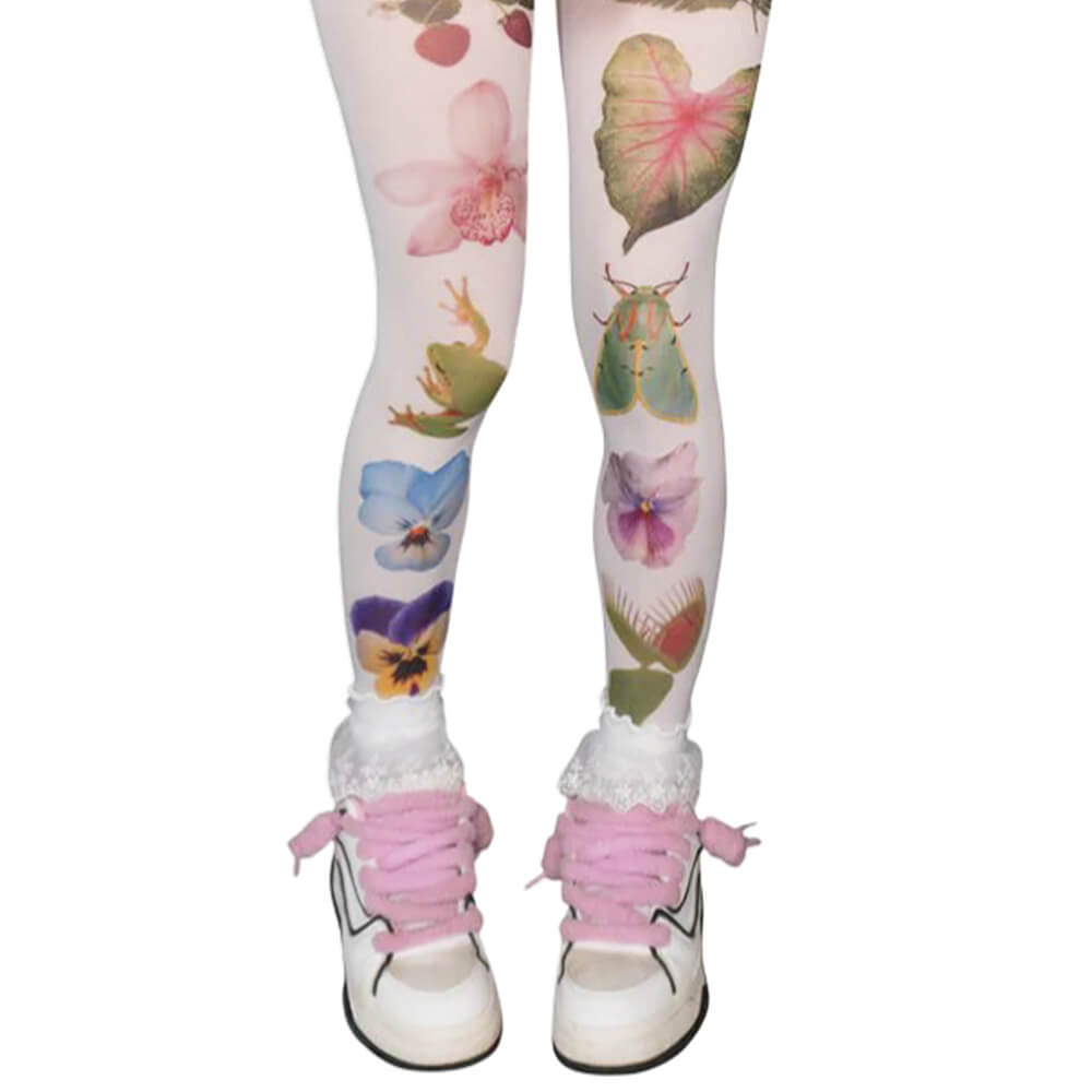 Fairycore Aesthetic Patterned Tights