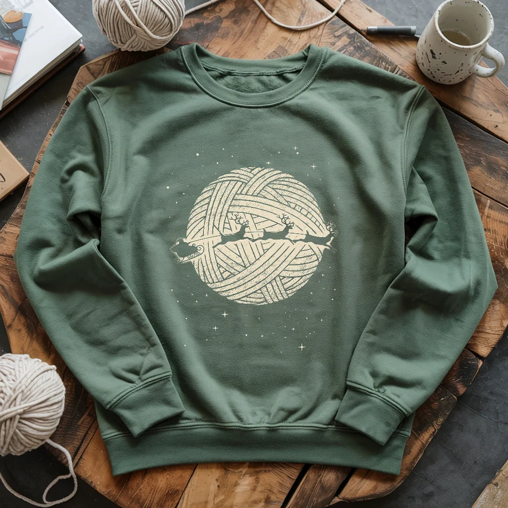 Christmas Yarn Night Sweatshirt