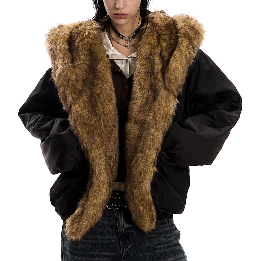 Mercury Rising Fur Trim Winter Jacket