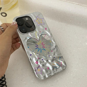 Heart Fireworks iPhone Case
